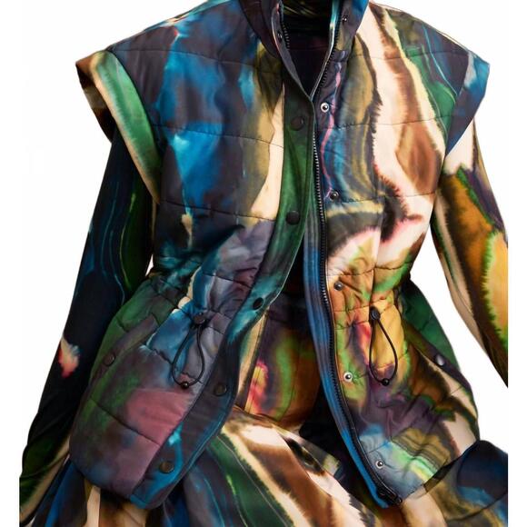 NEW MARIE OLIVER delta lyndon vest in blue - Picture 3 of 7